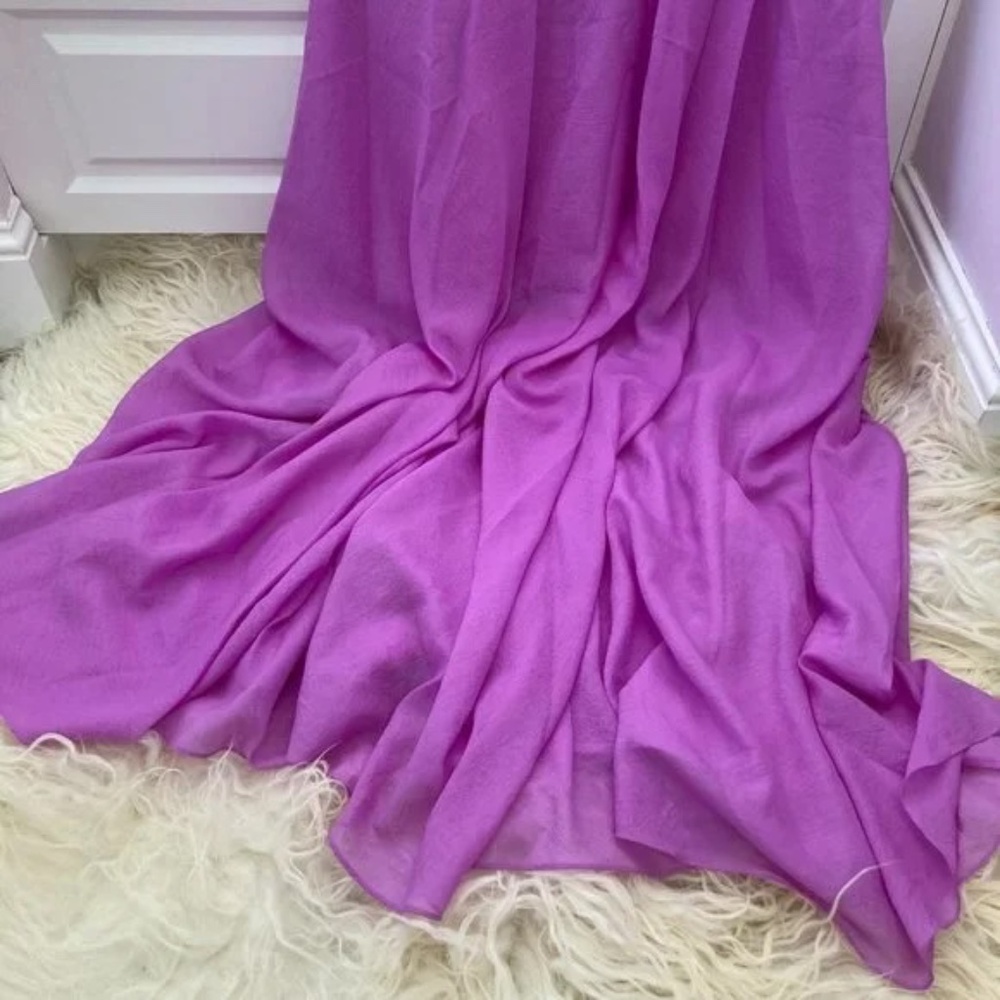 HALSTON HERITAGE V-Neck Long Dress - Picture 8 of 12